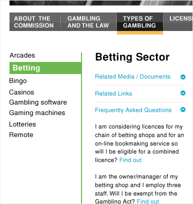 Showing detail of magazine style layout